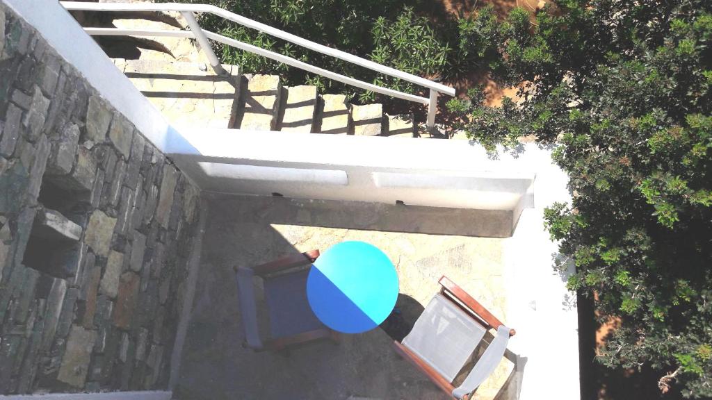 Balkón nebo terasa v ubytování Elounda Island Villas