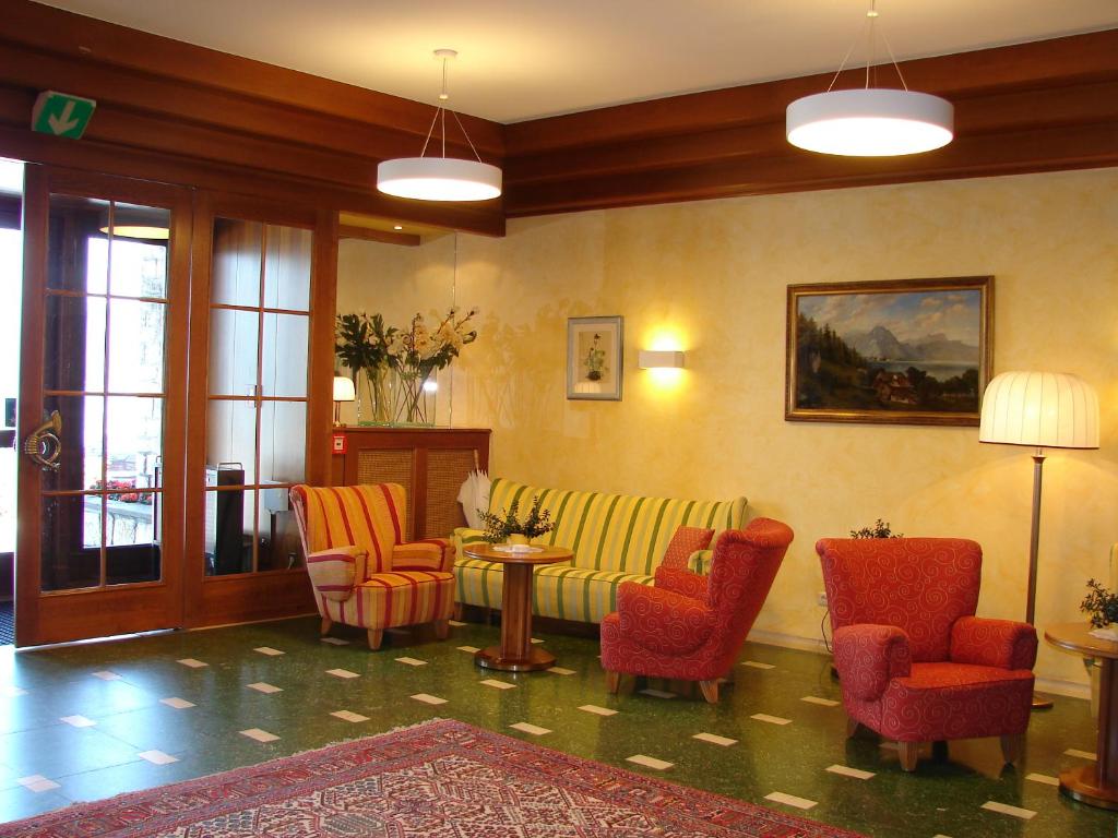 Posezení v ubytování See-Hotel Post am Attersee