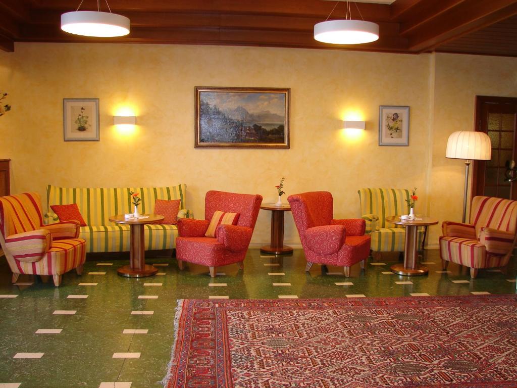 Posezení v ubytování See-Hotel Post am Attersee