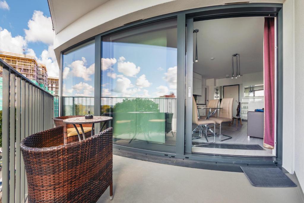 Balkón alebo terasa v ubytovaní Apartamenty Sun & Snow Horyzont