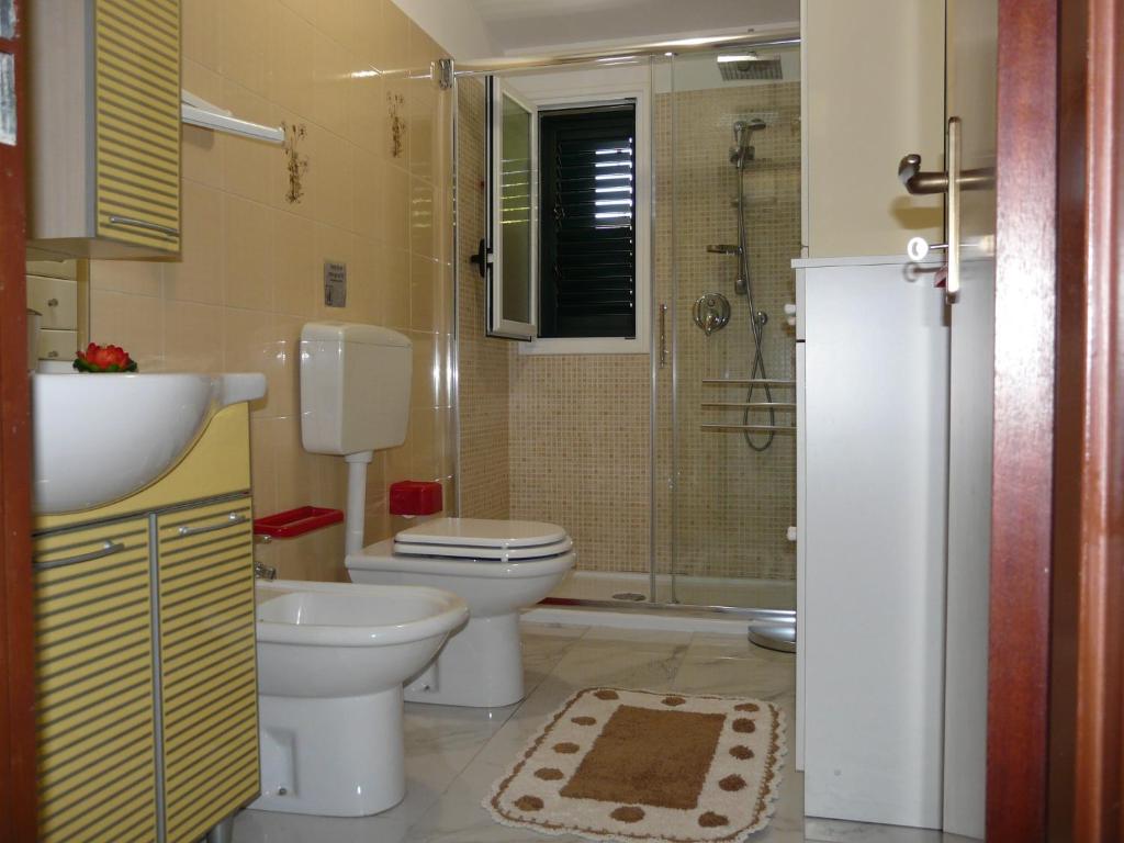 Koupelna v ubytování Villa Yucca