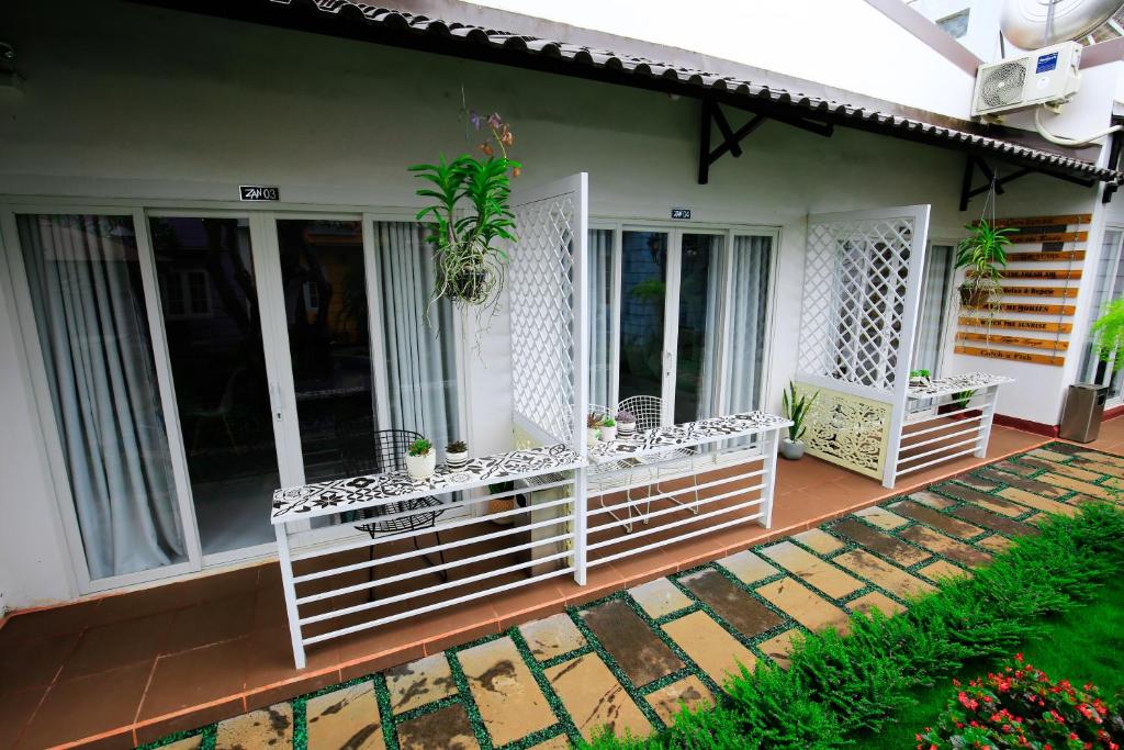 Zahrada ubytování Zan HomeStay