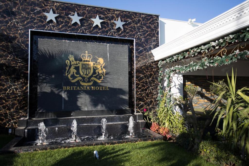 Certifikát, hodnocení, plakát nebo jiný dokument vystavený v ubytování Hotel Britania