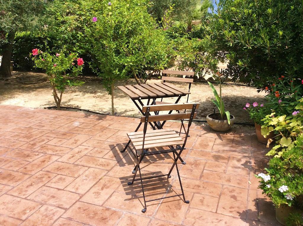 Zahrada ubytování Kefalonia apartments - Marias studios - 2 bedroom apartment in orchard, Spartia