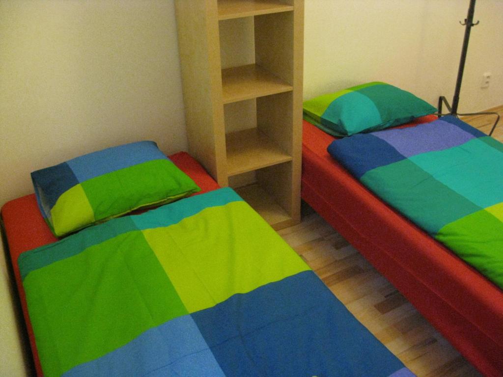 Postel nebo postele na pokoji v ubytování Ragtime
