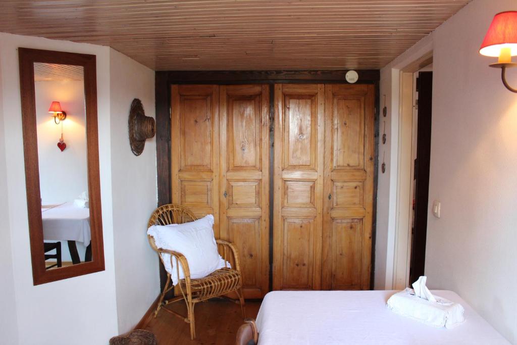 Postel nebo postele na pokoji v ubytování B&B La Tête dans les Etoiles