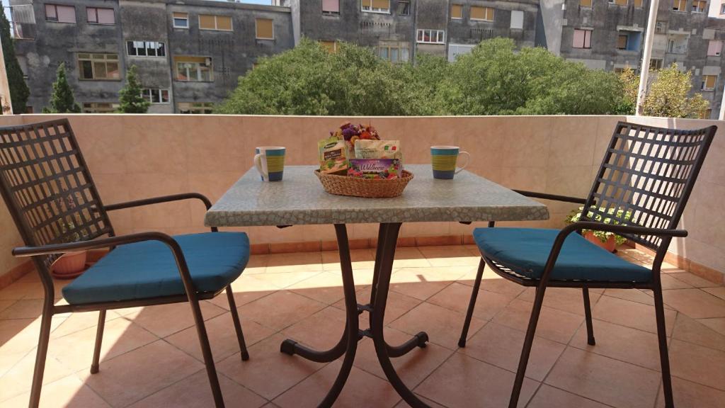 Balkón nebo terasa v ubytování eco Apartment