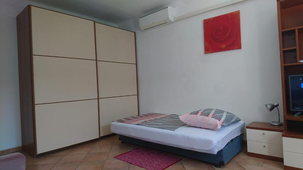 Postel nebo postele na pokoji v ubytování eco Apartment