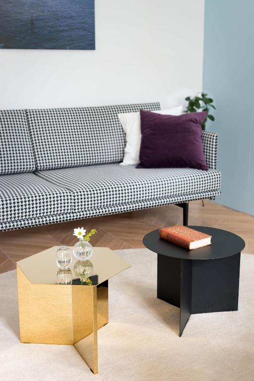 Posedenie v ubytovaní Erkel Boutique Apartment–Chic flat by Market Hall