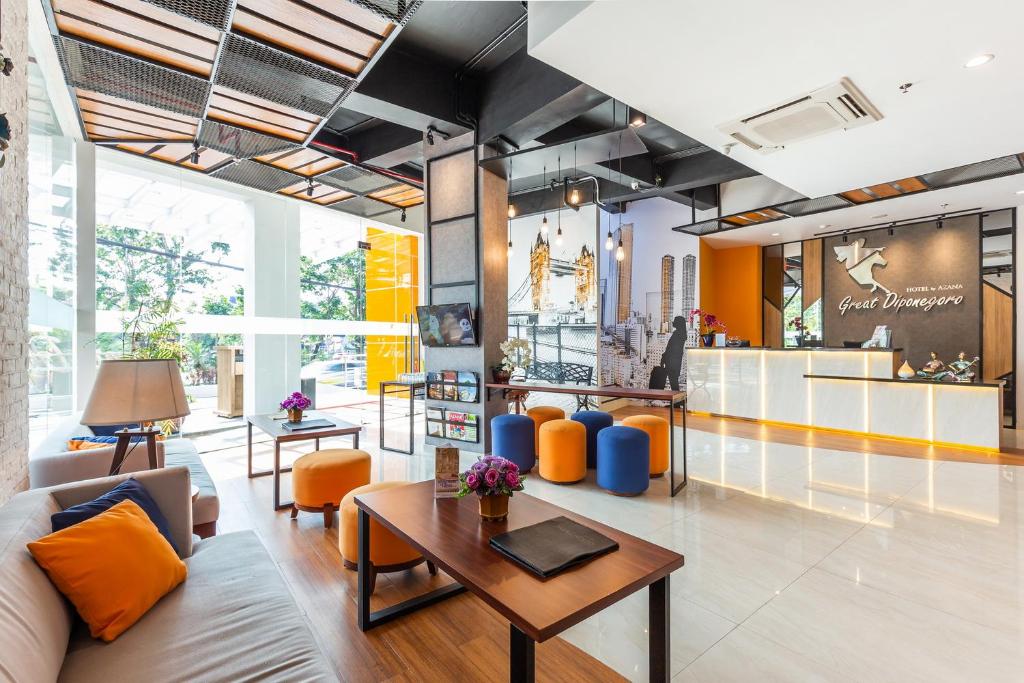 Posezení v ubytování Great Diponegoro Hotel Surabaya