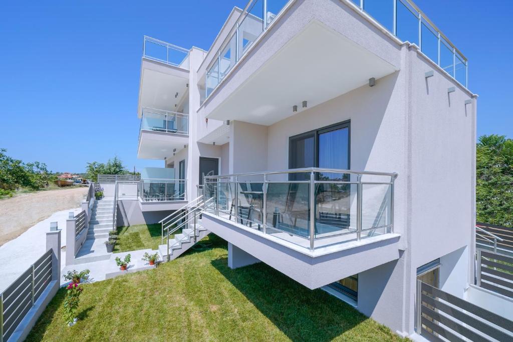 Balkón nebo terasa v ubytování Eridon Suites