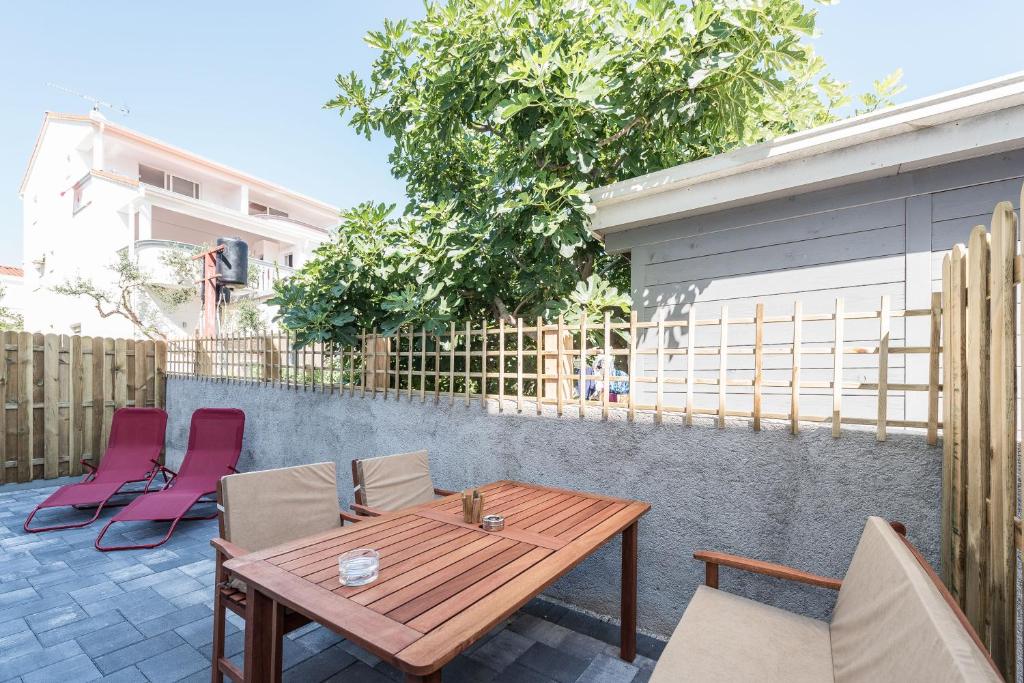 Balkón alebo terasa v ubytovaní Apartments Janice