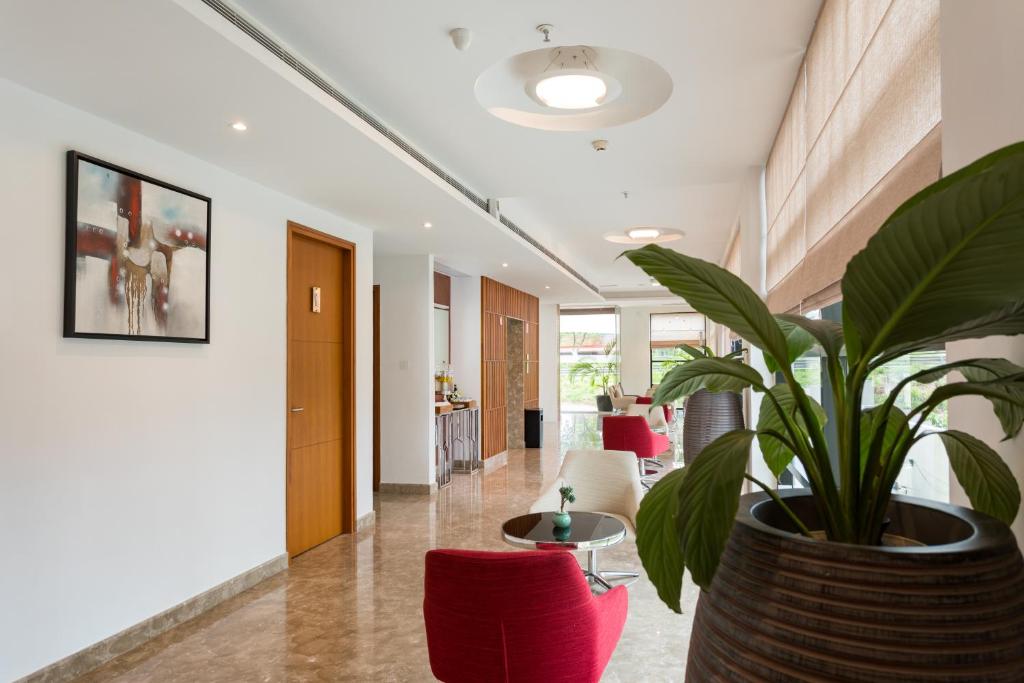 Posezení v ubytování Sugar Business Hotel