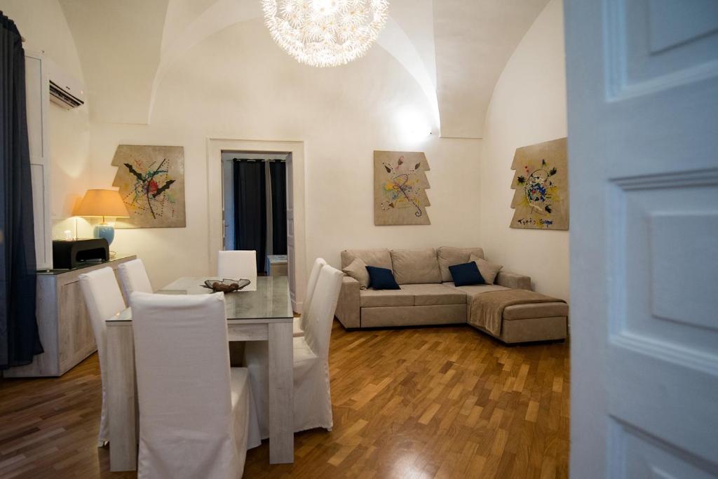 Posezení v ubytování B&B IL SEGRETO