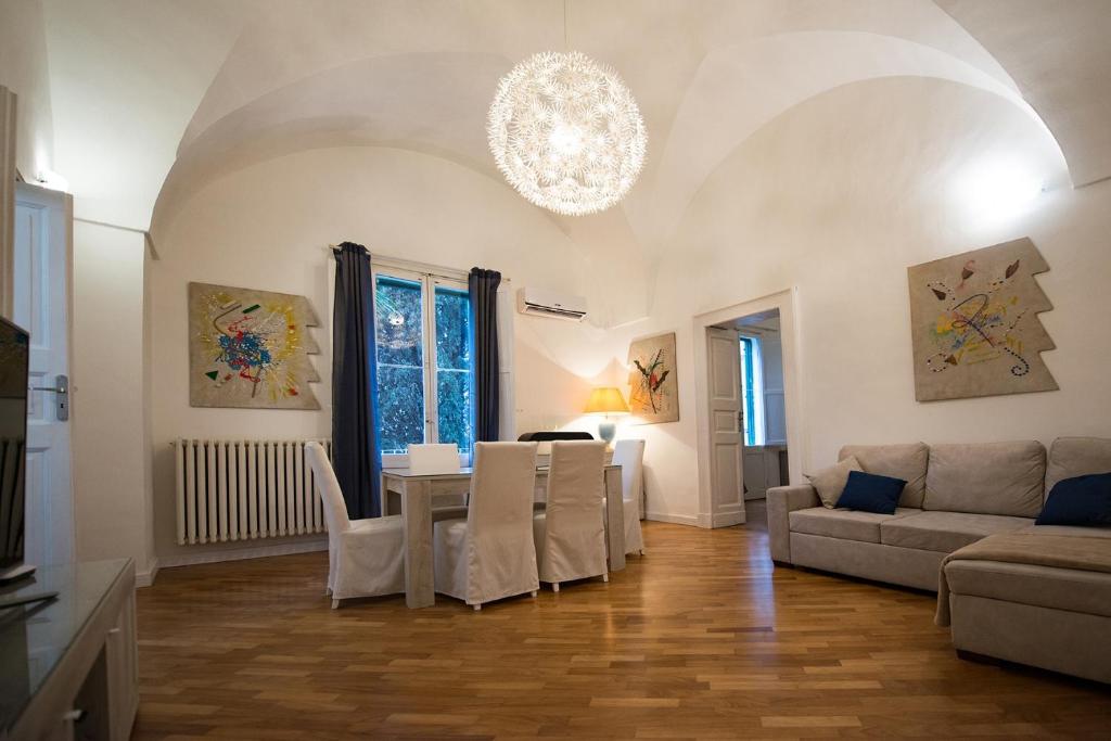 Posezení v ubytování B&B IL SEGRETO