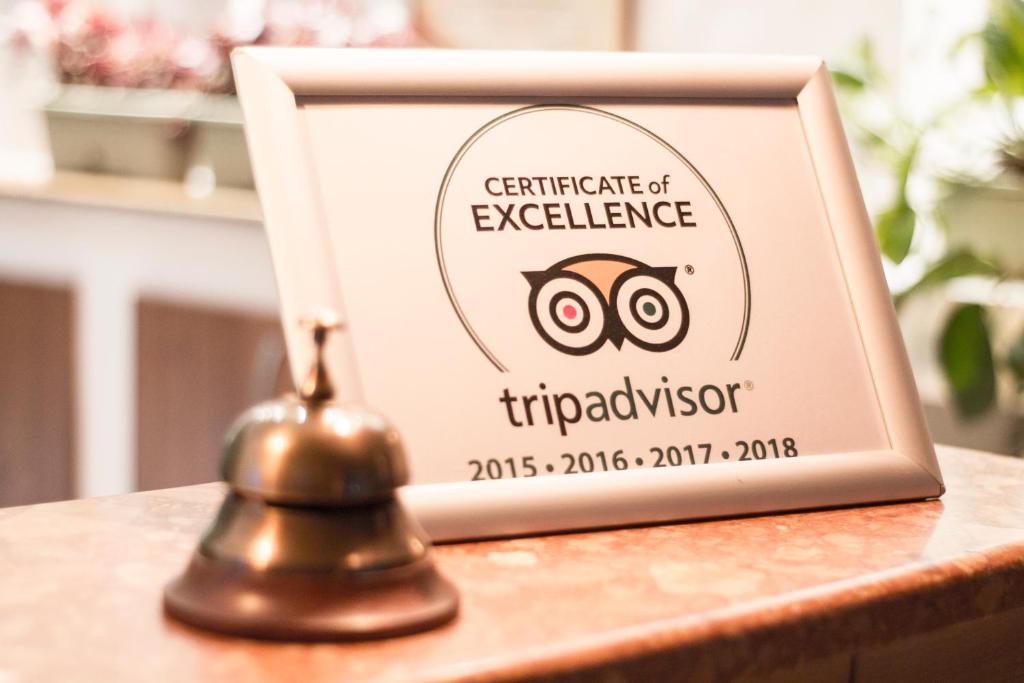 Certifikát, hodnocení, plakát nebo jiný dokument vystavený v ubytování Hotel Dragului