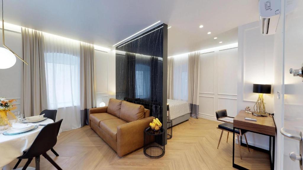 Posedenie v ubytovaní Illyria Luxury Studio Apartments