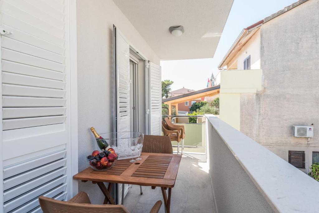 Balkón alebo terasa v ubytovaní Apartments Janice