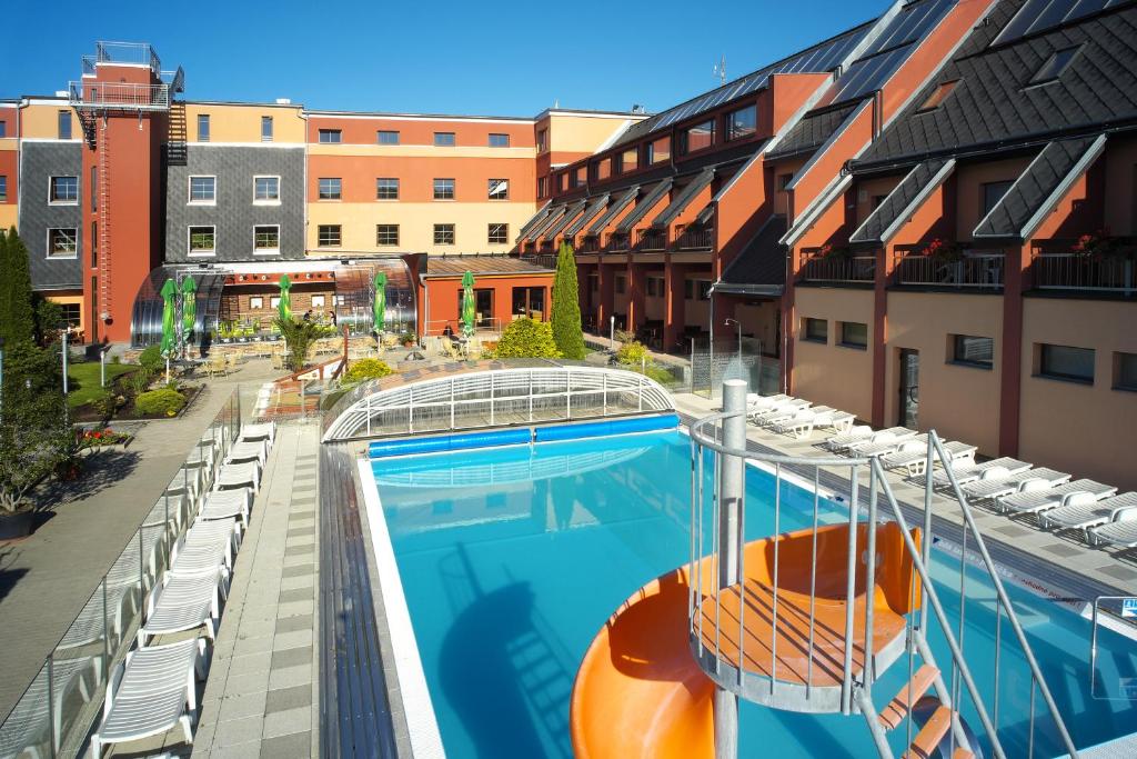 Bazén v ubytování OREA Resort Panorama Moravský kras nebo v jeho okolí