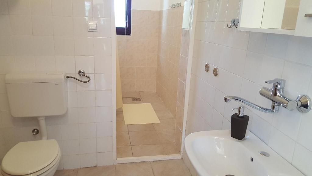 Koupelna v ubytování Apartment Stanko