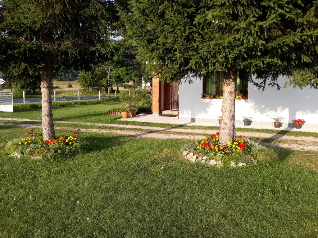 Vonkajšia záhrada v ubytovaní Rooms Danica