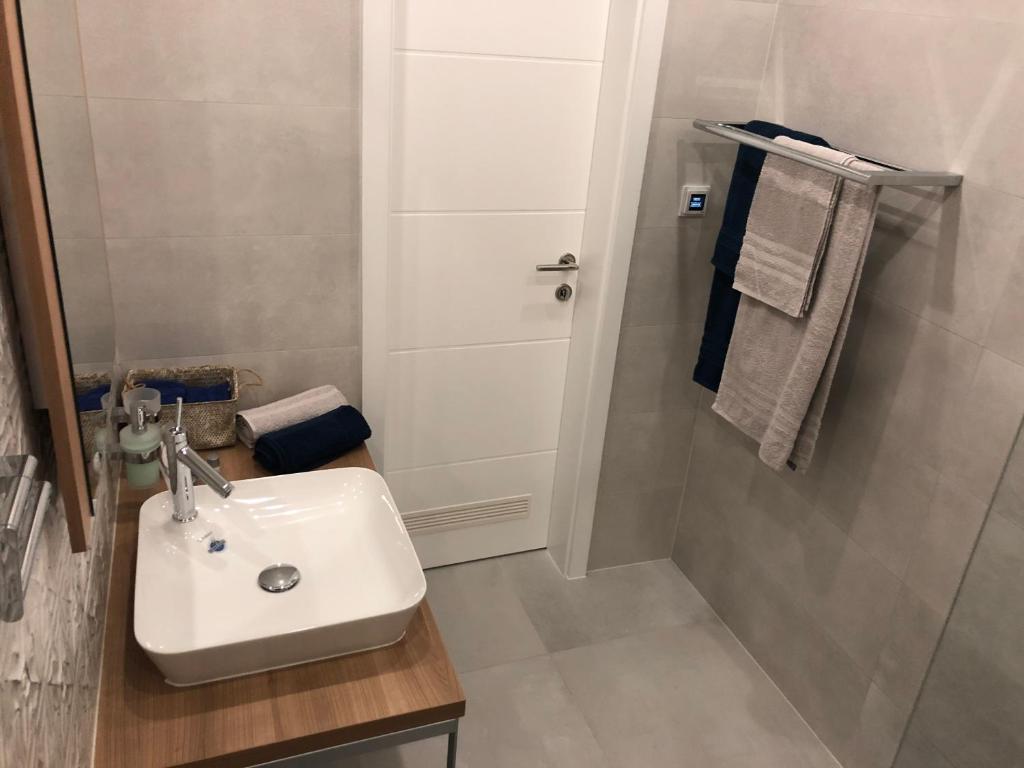 Kúpeľňa v ubytovaní Apartments Svetec