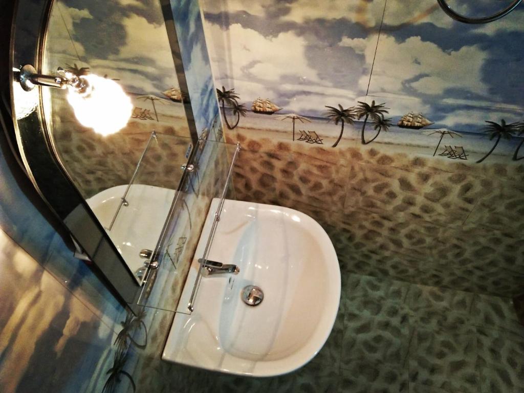 Koupelna v ubytování Sigiri Lakshan Home Stay