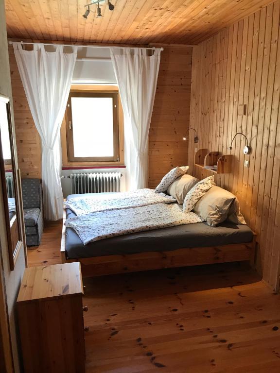 Postel nebo postele na pokoji v ubytování Georgihof im Park