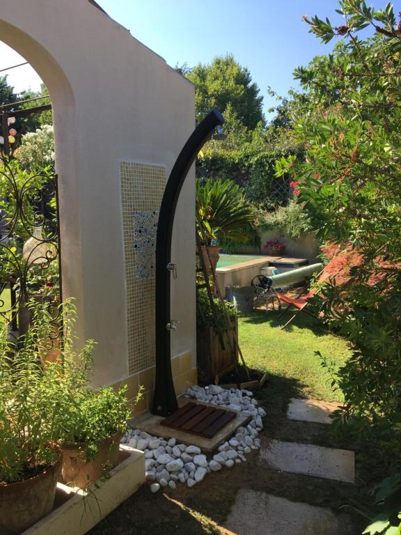 Zahrada ubytování Le Clos Martin