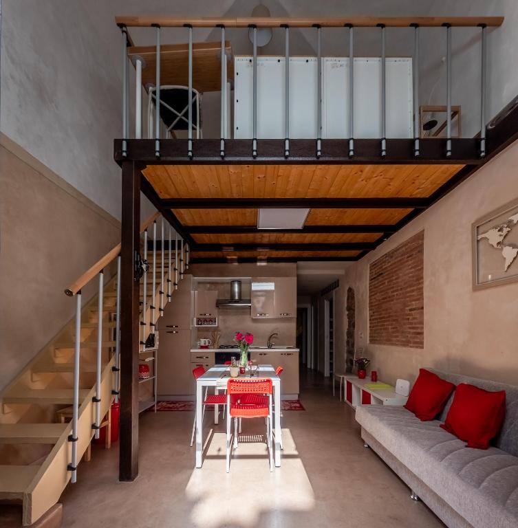 A seating area at Casa della Palma
