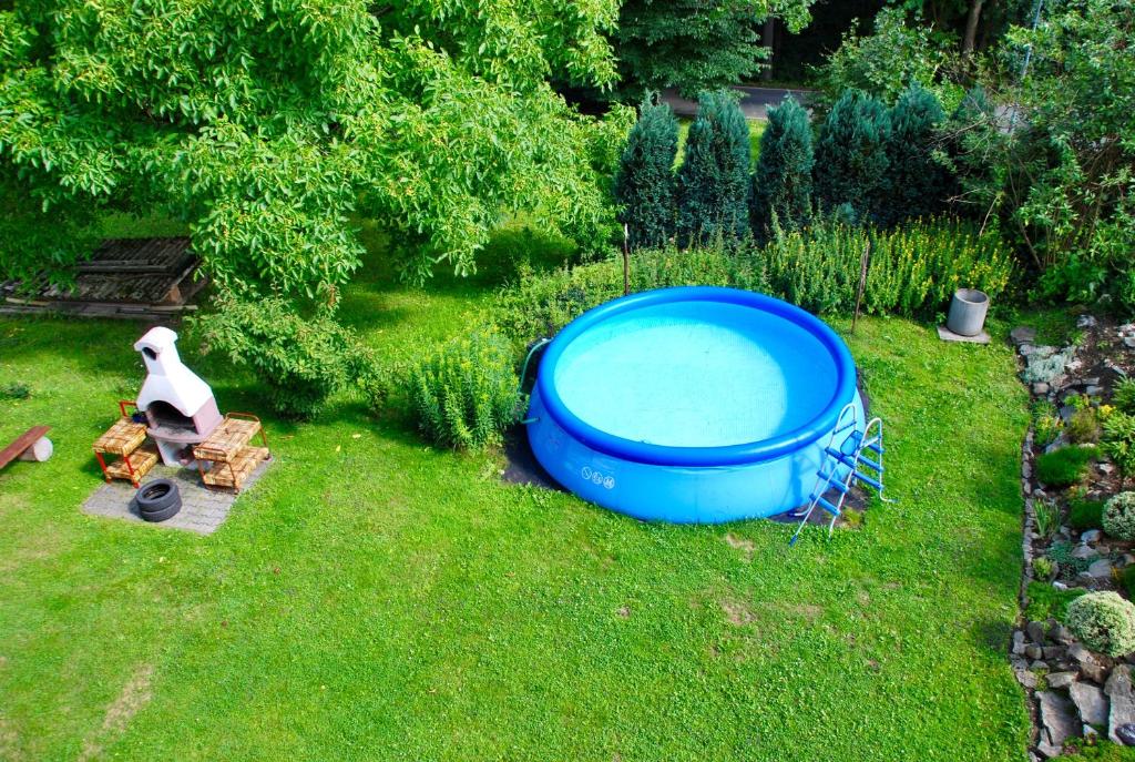 Bazén v ubytování Privat Pohoda nebo v jeho okolí