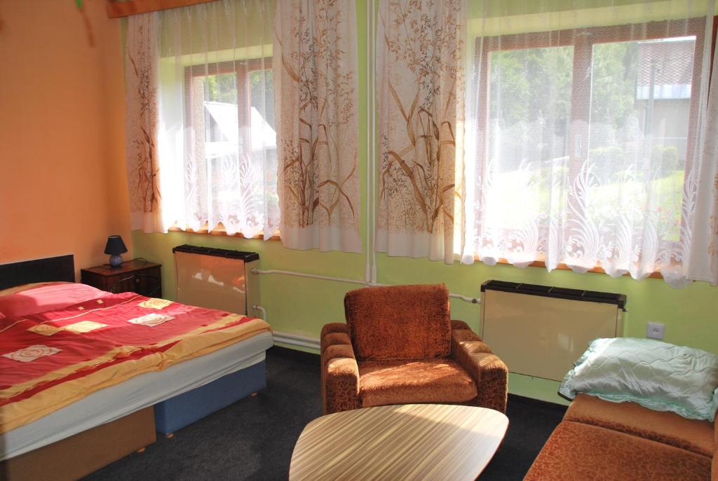 Postel nebo postele na pokoji v ubytování Privat Pohoda