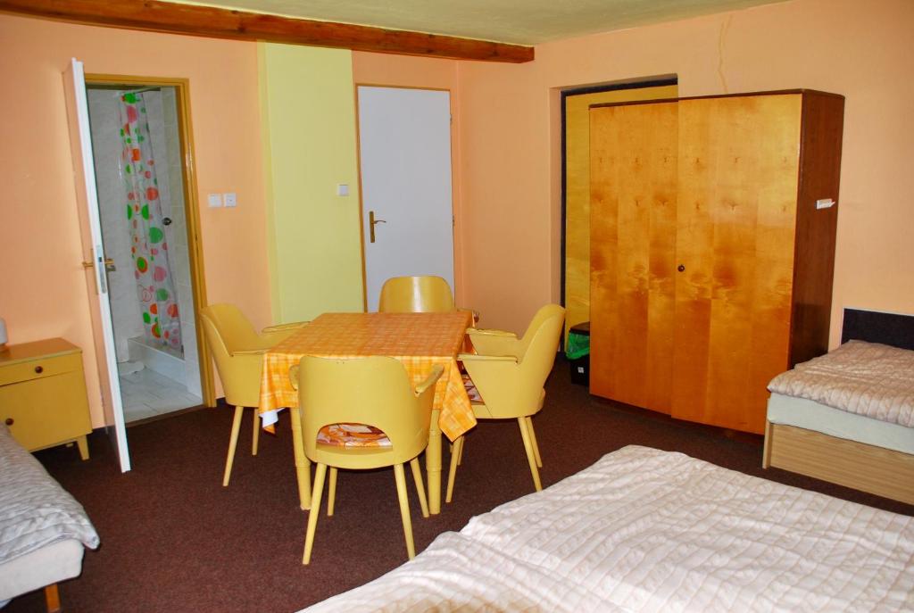 Postel nebo postele na pokoji v ubytování Privat Pohoda