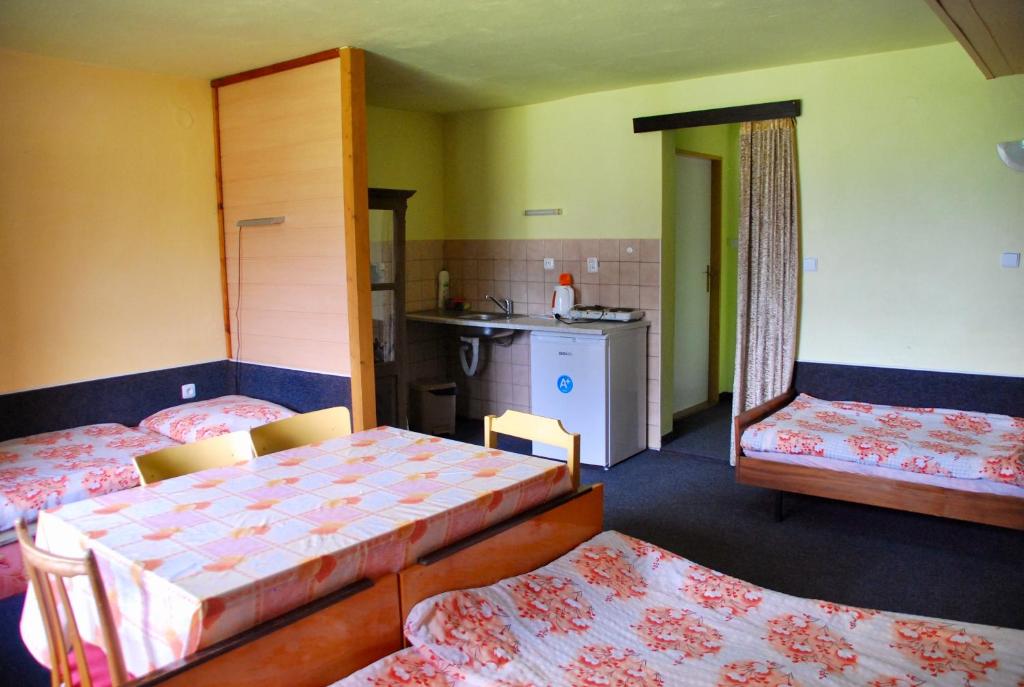Postel nebo postele na pokoji v ubytování Privat Pohoda