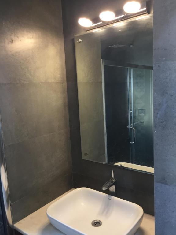 Koupelna v ubytování Micasa Hostels