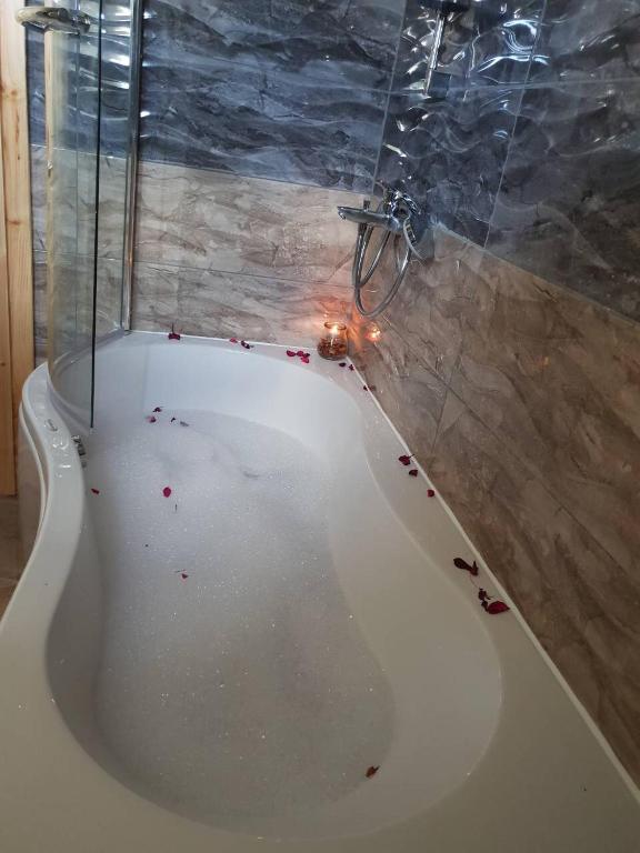 Kúpeľňa v ubytovaní Rustic Inn River