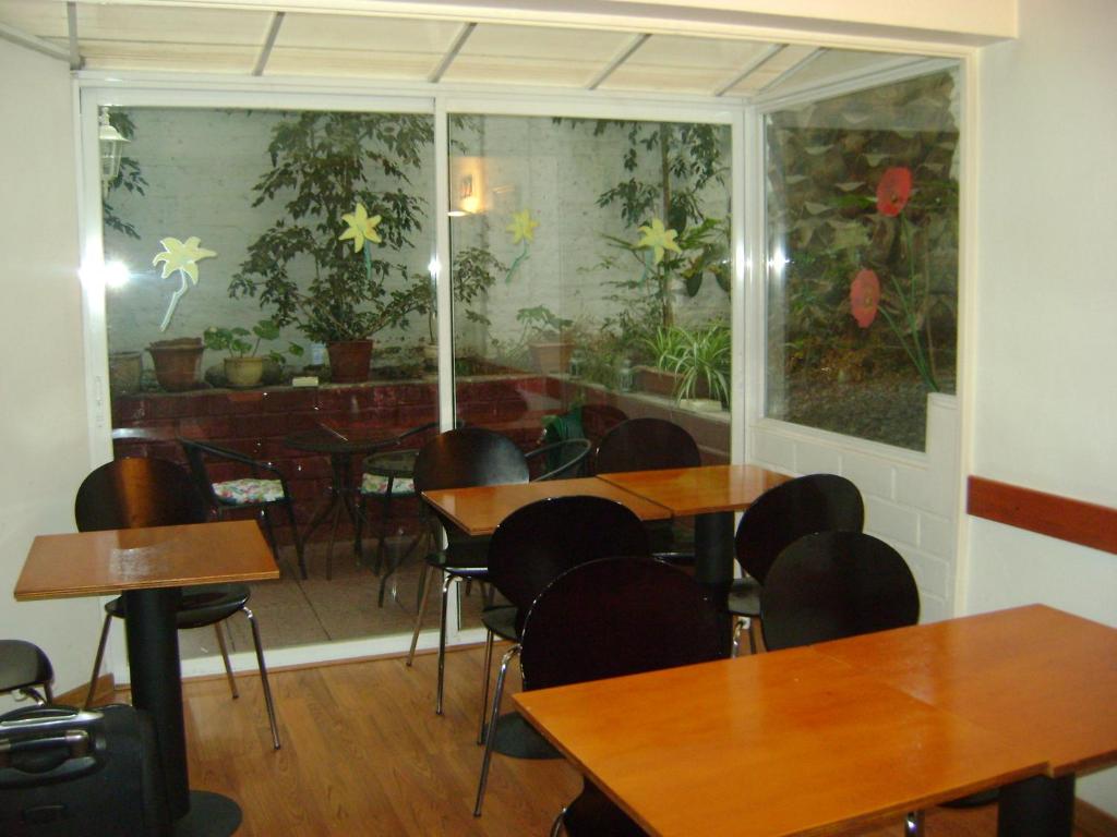 Posezení v ubytování Chilhotel en Providencia