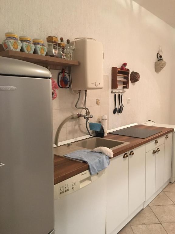 Kuchyň nebo kuchyňský kout v ubytování House Nada