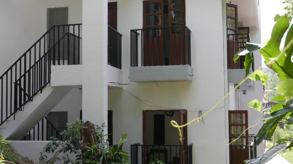 Balkón nebo terasa v ubytování JSB Residences Cebu B-flat