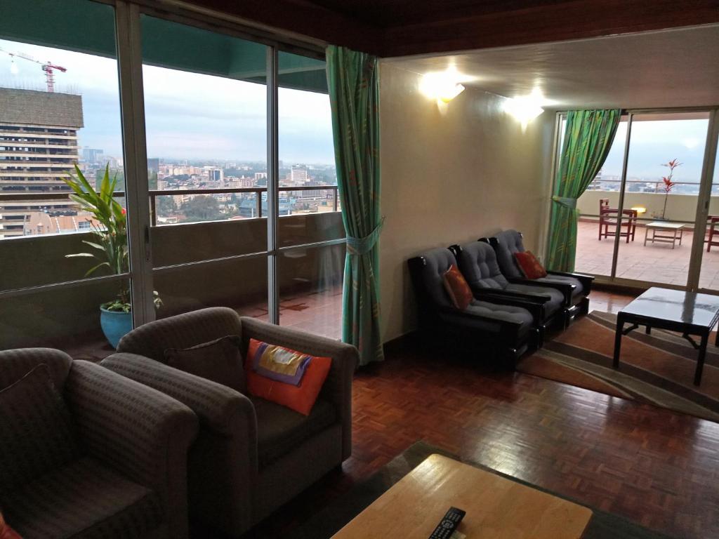 Posezení v ubytování Chester Hotel and Suites Nairobi, City Centre CBD