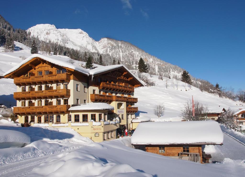 Berghotel Alpenklang v zimě