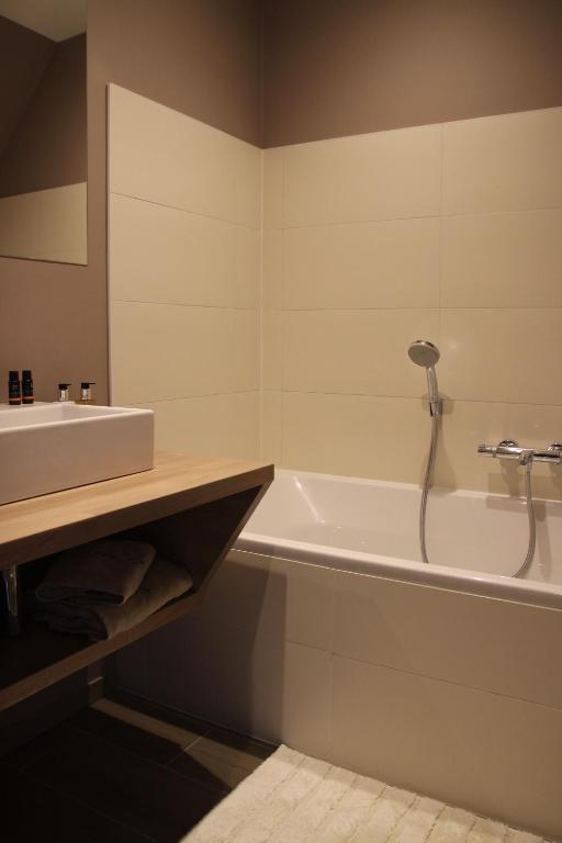 Koupelna v ubytování B&B Dotter 17