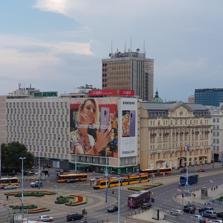 Výhľad na mesto Varšava alebo výhľad na mesto priamo z apartmánu