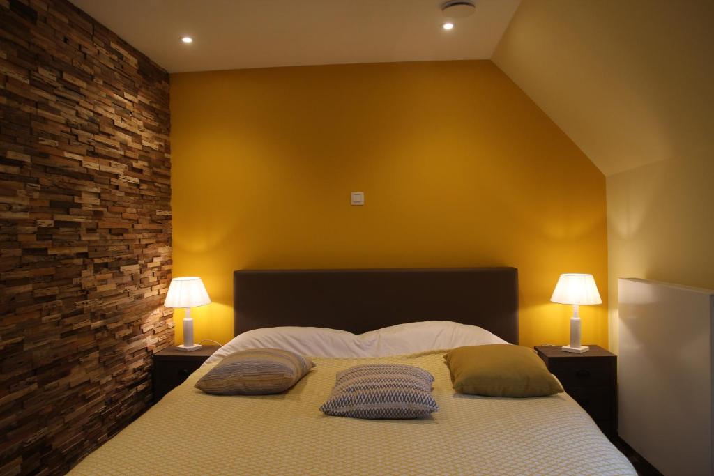 Postel nebo postele na pokoji v ubytování B&B Dotter 17