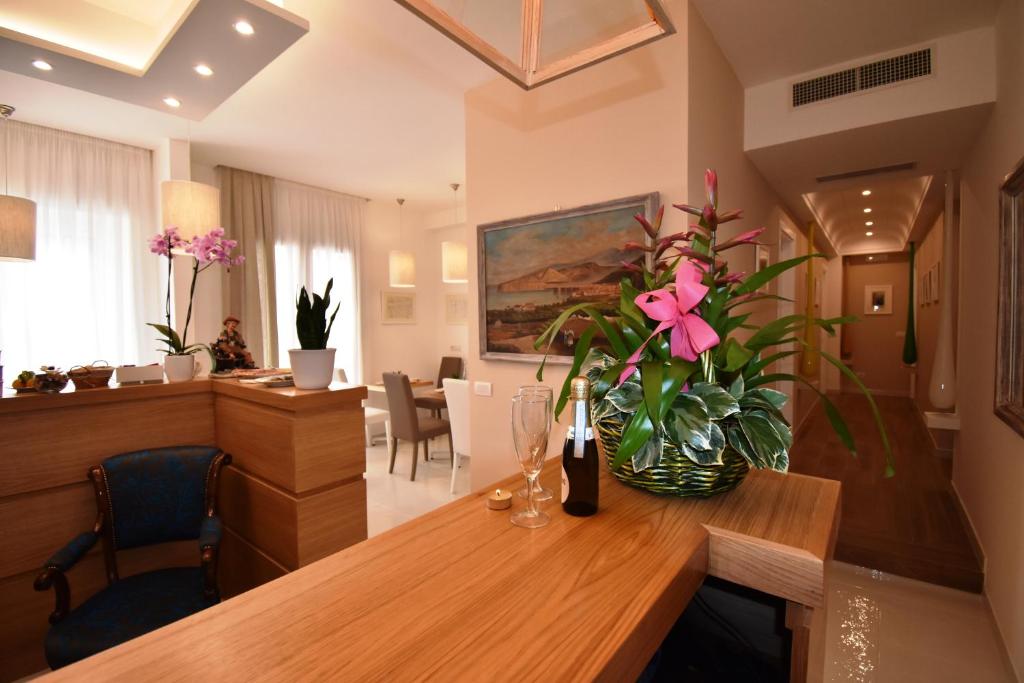 Posezení v ubytování Melody Sorrento Suites