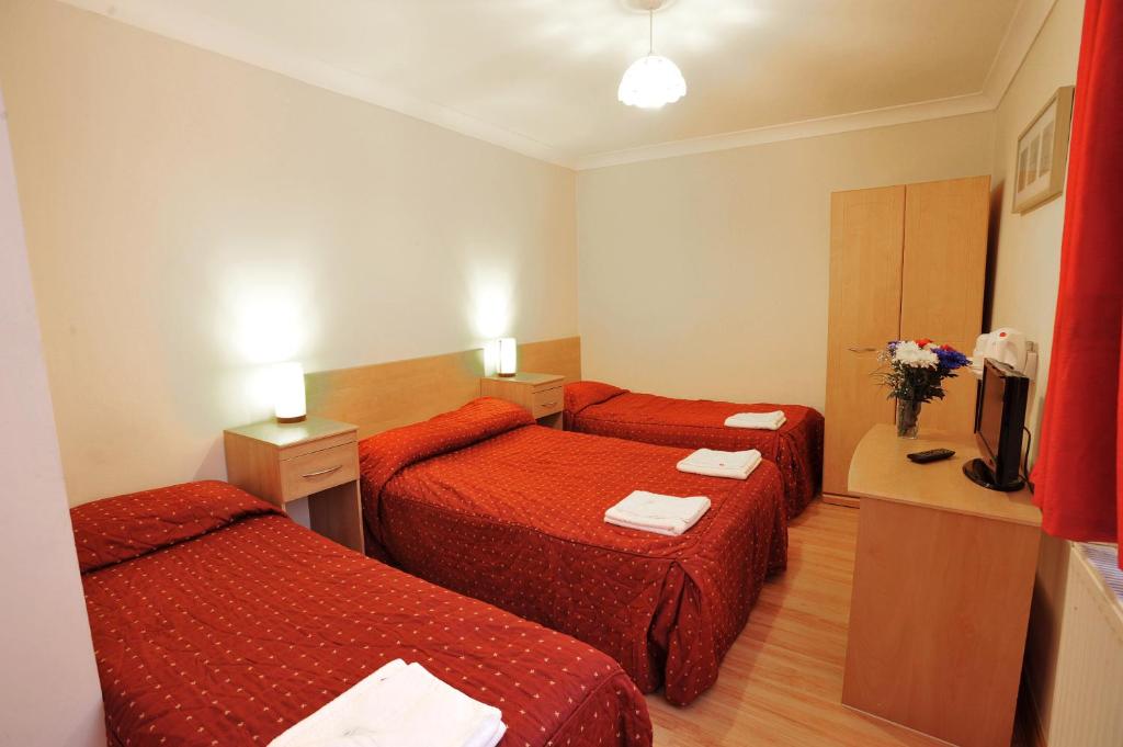 Postel nebo postele na pokoji v ubytování Elmwood Hotel