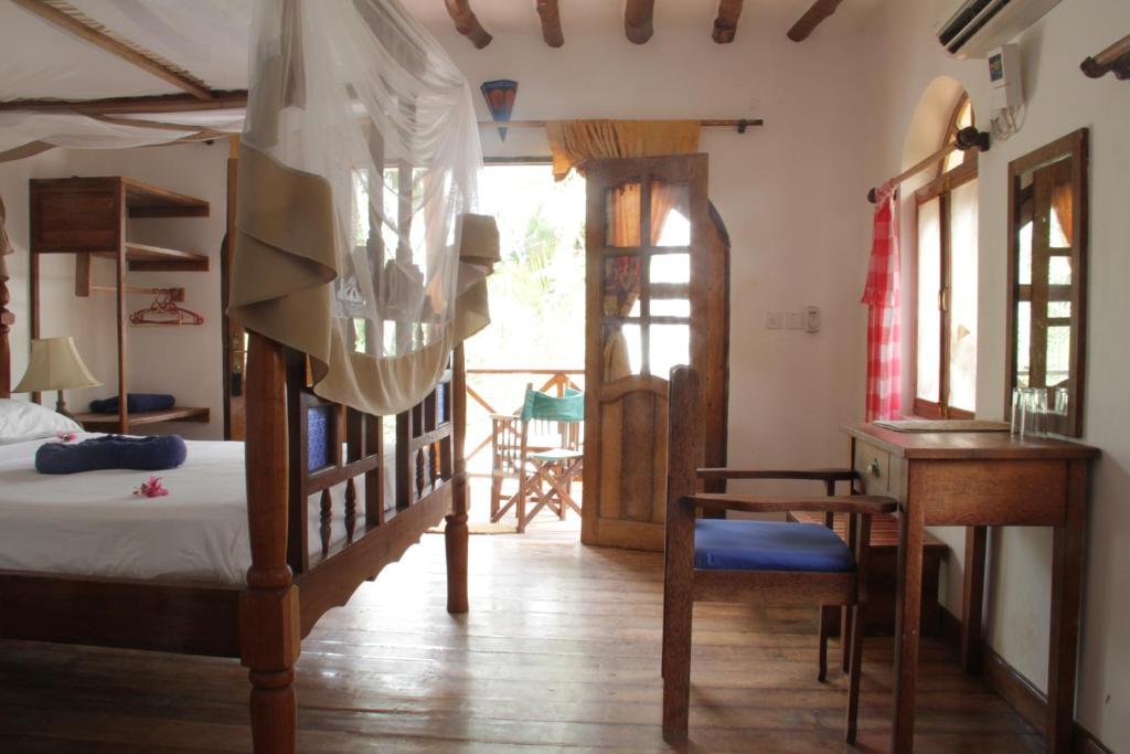 Panga Chumvi Beach Resortにあるベッド