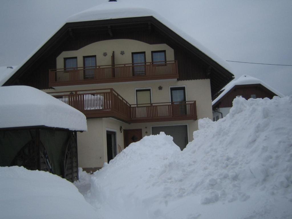Ferienwohnung Plozner v zimě