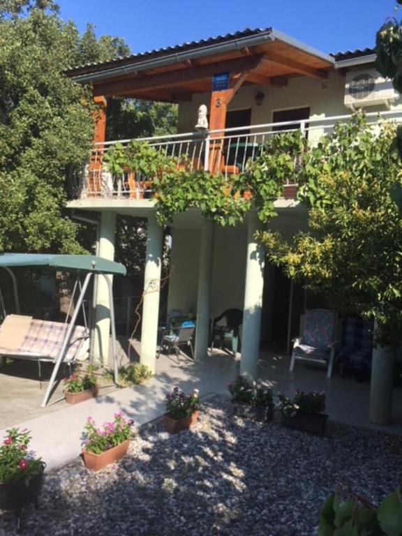 Balkón nebo terasa v ubytování Apartman Mira