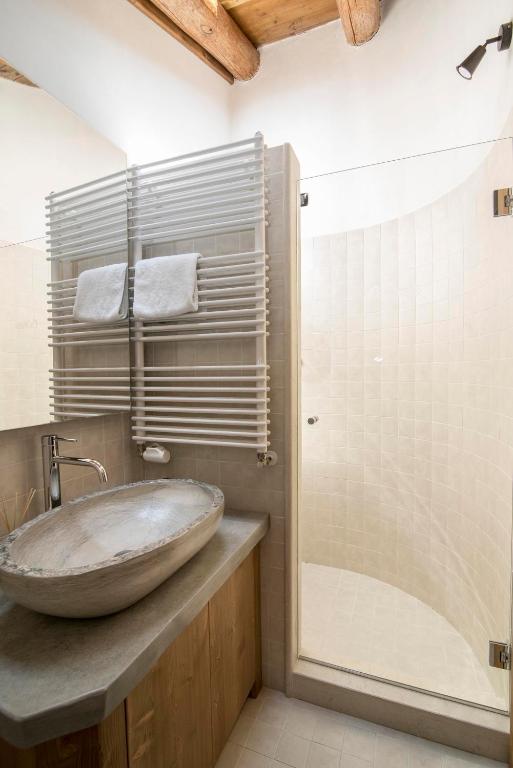 Koupelna v ubytování Ca'Milla B&B nelle Dolomiti